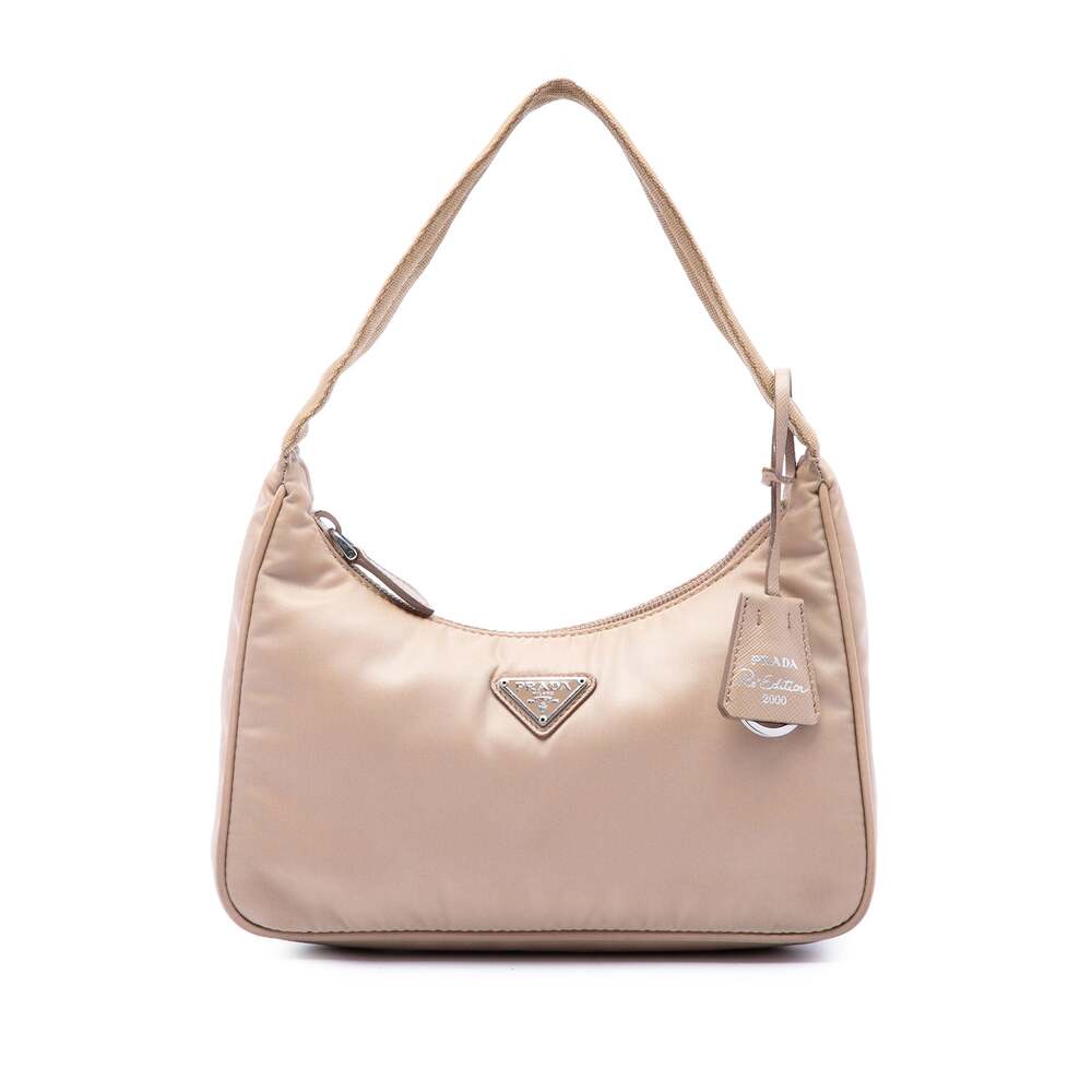 Prada Re-Edition Hobo Tessuto Mini #367695P87B